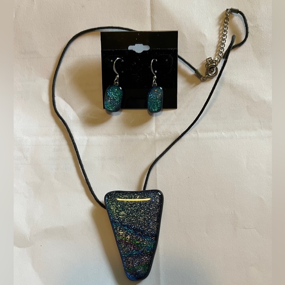 Fused Glass Jewellery set - Picture 1 of 5